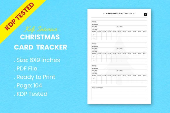 Christmas Card Tracker: An Essential Tool for Organized Holiday Mail