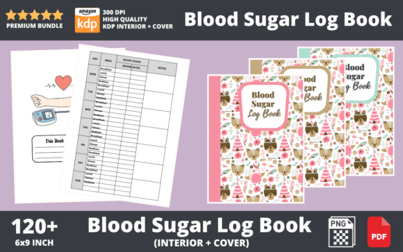 Cute Animals Girly Blood Sugar Log Book: A Personalized Approach to Glucose Tracking