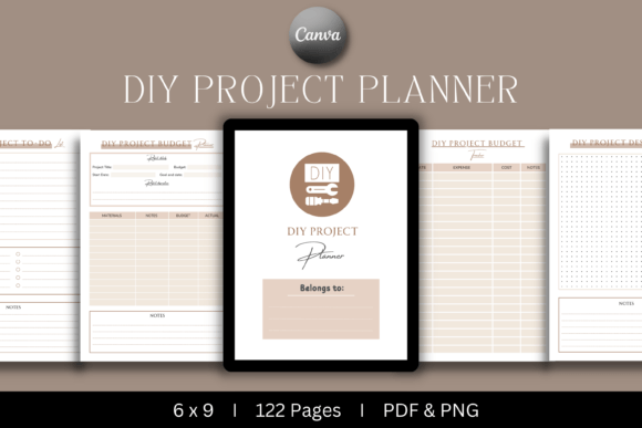 DIY Project Planner KDP Interior: The Smart Way to Publish