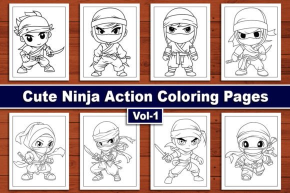 Getting the Most From Cute Ninja Coloring Pages for Kids Vol-1