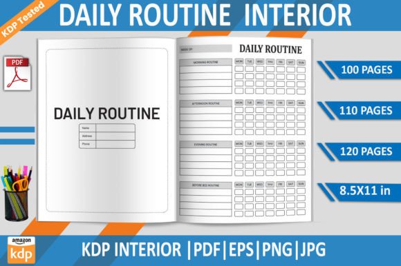 Simplify Publishing with Daily Routine KDP Interior Template