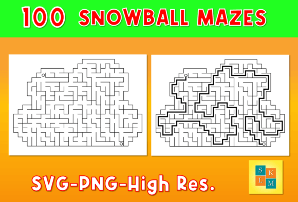 Snowball Maze Puzzles for Creative Projects