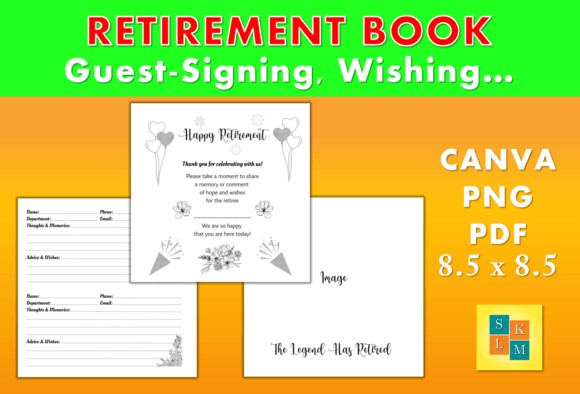 The Retirement Book: A Coworker Keepsake for Wishes, Advice, and Cherished Memories